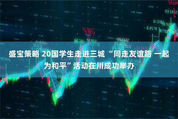 盛宝策略 20国学生走进三城 “同走友谊路 一起为和平”活动在川成功举办