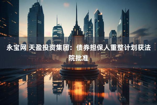 永宝网 天盈投资集团：债券担保人重整计划获法院批准